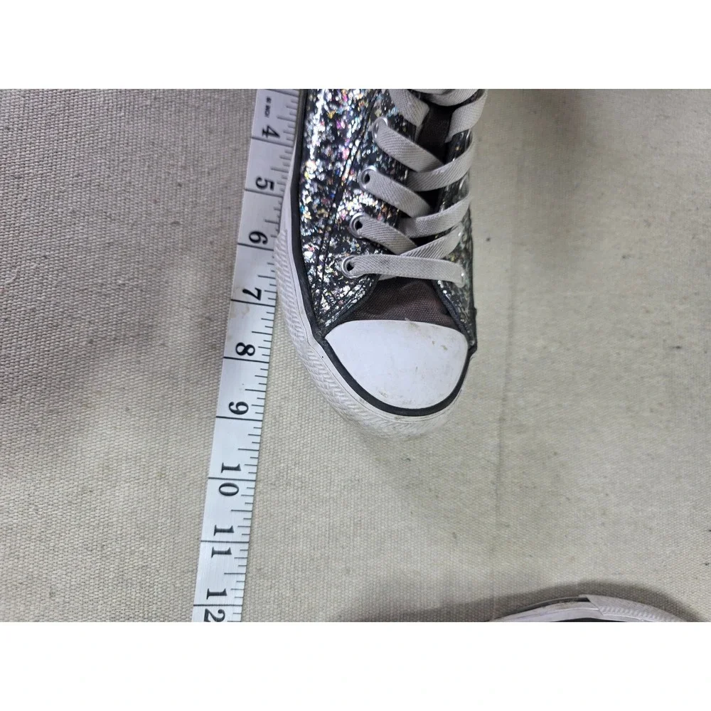 Converse Chuck Taylor All Star Glitter High Top Sneakers Kids Size 2 A11116C